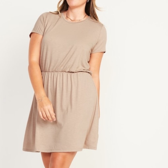 NWT waist defining slub knit dress women plus size 4x old navy - Picture 1 of 9